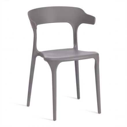 Стул Tetchair TON (mod. PC33) пластик, 49 x 52 x 74 см, Dark-grey (тёмно-cерый) 15537