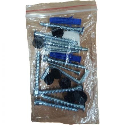 Полка TI_настен/настоль Комус Онега-6 250х450 мет чер/ЛДСП ясень анкор тем