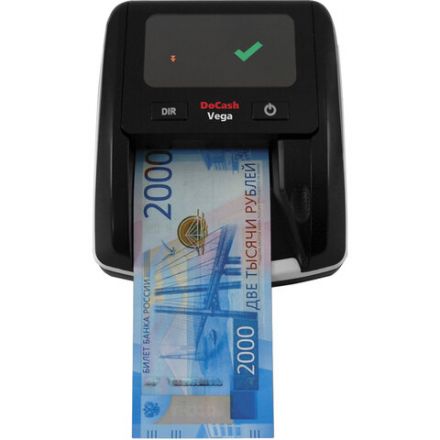 Детектор банкнот DOCASH VEGA, автоматический, ИК, МАГНИТНАЯ, АНТИСТОКС детекция, АКБ, 12398 Детектор банкнот DOCASH VEGA, автоматический, ИК, МАГНИТНАЯ, АНТИСТОКС детекция, АКБ, 12398
