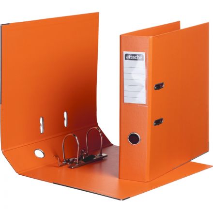 Папка-регистратор 75мм Attache, А4, оранжевая, ПБП2,метал. угол, карман.кор Папка-регистратор 75мм Attache, А4, оранжевая, ПБП2,метал. угол, карман.кор