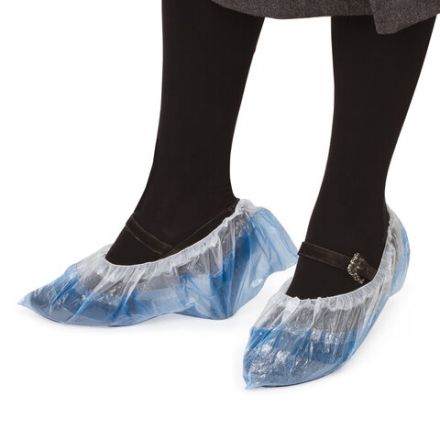 Бахилы КОМПЛЕКТ 100 штук (50 пар), ДВОЙНЫЕ (со стелькой), 40х14 см, 40 мкм, 4 г, ПНД, LAIMA, 630720 Бахилы КОМПЛЕКТ 100 штук (50 пар), ДВОЙНЫЕ (со стелькой), 40х14 см, 40 мкм, 4 г, ПНД, LAIMA, 630720