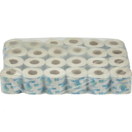 Бумага туалетная 1-сл.ОСТРОВСКАЯ сер 38м,24рул./уп._Л Бумага туалетная 1-сл.ОСТРОВСКАЯ сер 38м,24рул./уп._Л