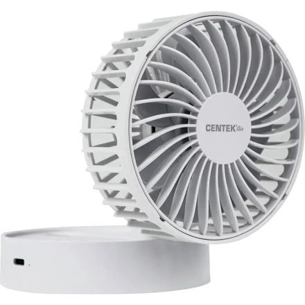 Вентилятор Centek CT-5044,настольный,Аккумулятор 1800мАч/ 4Вт/ 3скор