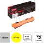 Картридж лазерный Комус 126A CE312A жел. для HP CP1025/100, M275