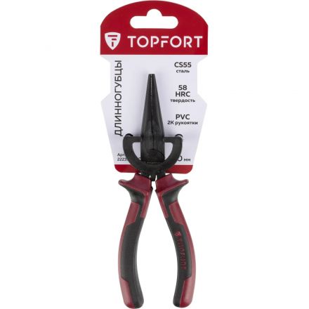 Длинногубцы 160мм/6 Topfort Basic