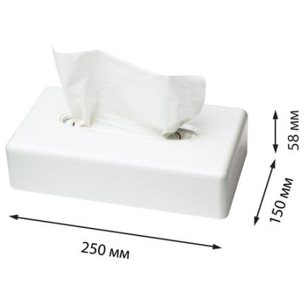 Диспенсер для косметических салфеток TORK (Система F1), настольный, белый, 270023 Диспенсер для косметических салфеток TORK (Система F1), настольный, белый, 270023