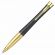 Ручка шариковая PARKER "Urban Muted Black GT", корпус черный, позолоченные детали, синяя, 2143640