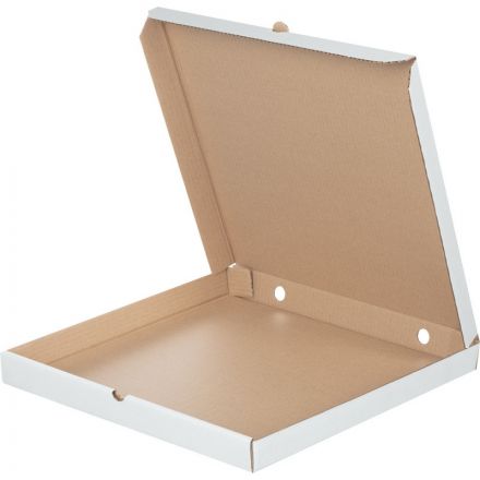 Коробка для пиццы 420х420х40 мм Т-23 беленый (10 штук в упаковке)