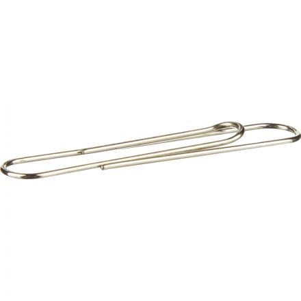 Скрепки KORES с отгибом, 50 мм никелированные, 100 шт.в карт.уп Скрепки KORES с отгибом, 50 мм никелированные, 100 шт.в карт.уп