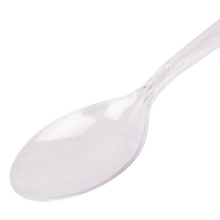 Ложка столовая одноразовая пластиковая 180 мм, прозрачная, КОМПЛЕКТ 50 шт., ЭТАЛОН, WELDAY (ВЭЛДЭЙ), 607835 Ложка столовая одноразовая пластиковая 180 мм, прозрачная, КОМПЛЕКТ 50 шт., ЭТАЛОН, WELDAY (ВЭЛДЭЙ), 607835