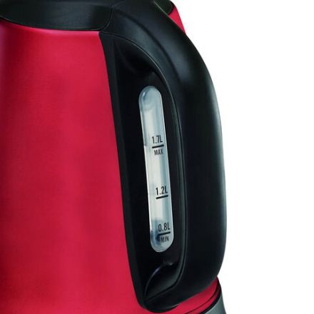 Чайник TEFAL KI270530, 1,7 л, 2400 Вт, закрытый нагревательный элемент, сталь, красный, 7211002431 Чайник TEFAL KI270530, 1,7 л, 2400 Вт, закрытый нагревательный элемент, сталь, красный, 7211002431