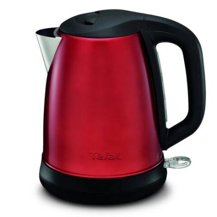 Чайник TEFAL KI270530, 1,7 л, 2400 Вт, закрытый нагревательный элемент, сталь, красный, 7211002431 Чайник TEFAL KI270530, 1,7 л, 2400 Вт, закрытый нагревательный элемент, сталь, красный, 7211002431