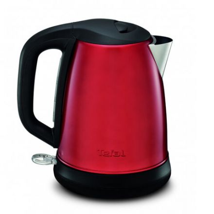 Чайник TEFAL KI270530, 1,7 л, 2400 Вт, закрытый нагревательный элемент, сталь, красный, 7211002431 Чайник TEFAL KI270530, 1,7 л, 2400 Вт, закрытый нагревательный элемент, сталь, красный, 7211002431