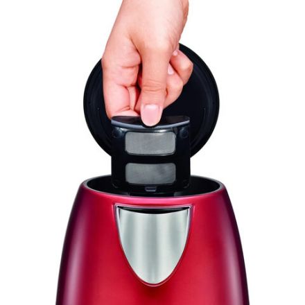 Чайник TEFAL KI270530, 1,7 л, 2400 Вт, закрытый нагревательный элемент, сталь, красный, 7211002431 Чайник TEFAL KI270530, 1,7 л, 2400 Вт, закрытый нагревательный элемент, сталь, красный, 7211002431