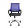 Кресло VT_EChair-304 TC Net ткань черн/сетка синий, хром