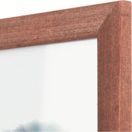 Рамка Зебра А4 21x30 см деревянный багет 16 мм коричневая Рамка Зебра А4 21x30 см деревянный багет 16 мм коричневая