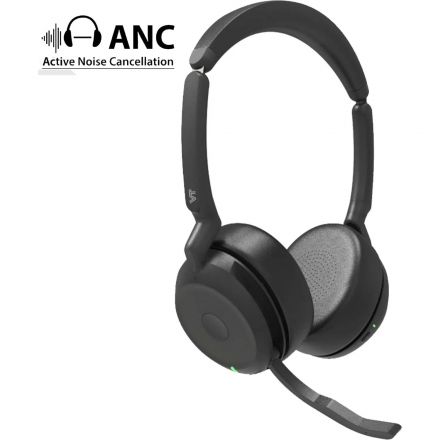 Гарнитура VT SCAPE 65, Дуо, Hi-Fi звук, 30м Bluetooth, ANC, чехол