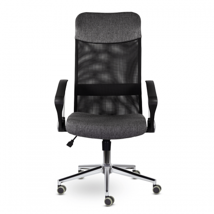 Кресло МС-040 Директ Лайт В хром Ср Moderno 02/Е11-к/Moderno 02 (черный/серый) Кресло МС-040 Директ Лайт В хром Ср Moderno 02/Е11-к/Moderno 02 (черный/серый)