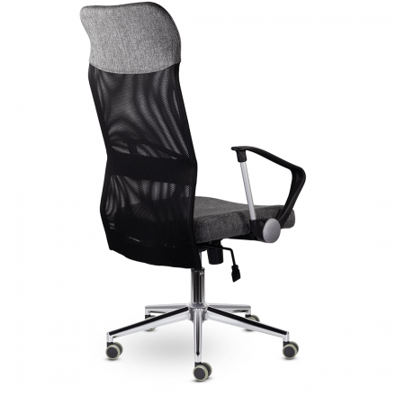 Кресло МС-040 Директ Лайт В хром Ср Moderno 02/Е11-к/Moderno 02 (черный/серый) Кресло МС-040 Директ Лайт В хром Ср Moderno 02/Е11-к/Moderno 02 (черный/серый)