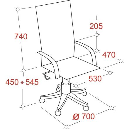 Кресло 0MX_VB_EChair-655 TTW_DG TTW сетка/ткань серый, пластик