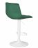 Стул барный DOBRIN TAILOR WHITE, зеленый велюр (MJ9-88)