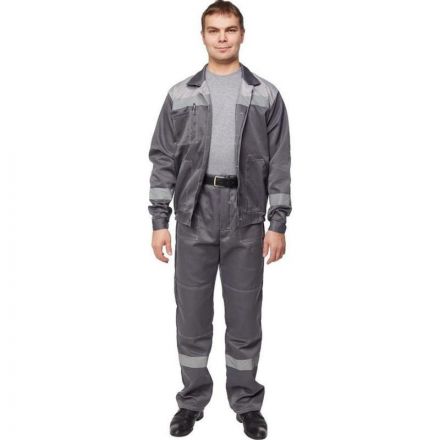 Костюм рабочий летний муж. л22-КБР т.сер./св.сер (р.48-50) 158-164 Костюм рабочий летний муж. л22-КБР т.сер./св.сер (р.48-50) 158-164