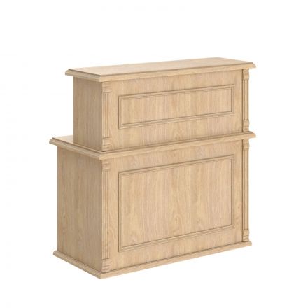 Стойка рецепция RMS 120 Дуб Девон 1200х600х1200 RAUT Стойка рецепция RMS 120 Дуб Девон 1200х600х1200 RAUT