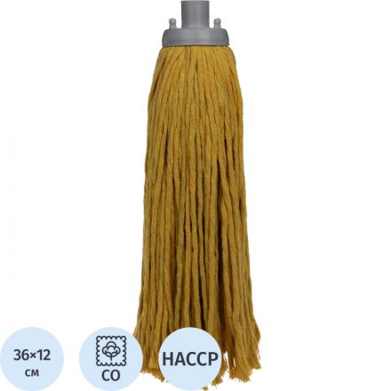 Насадка МОП Алабама 250 г веревочный резьбовой хлопок жёлтый RK1544 Насадка МОП Алабама 250 г веревочный резьбовой хлопок жёлтый RK1544