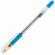 Ручка шариковая с грипом BRAUBERG "X-ONE", СИНЯЯ, корпус прозрачный, узел 0,5 мм, линия письма 0,35 мм, 143985