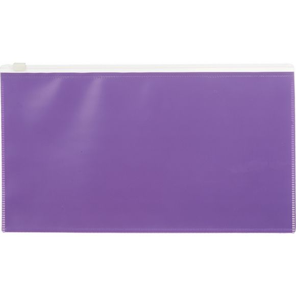 Папка-конверт на молнии 264х150 мм Attache Color , фиолет ов