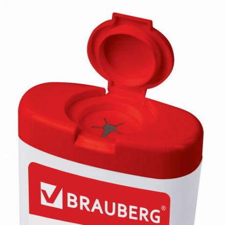 Салфетки для электронных устройств универсальные BRAUBERG, компактная туба 100 шт., влажные, 512810 Салфетки для электронных устройств универсальные BRAUBERG, компактная туба 100 шт., влажные, 512810