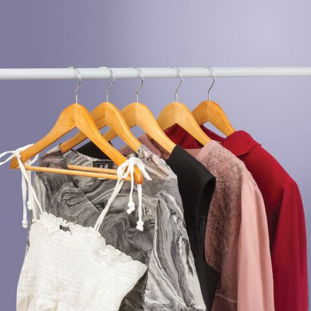 Вешалки-плечики, размер 48-50, КОМПЛЕКТ 5шт, деревянная, перекладина, цвет сосна, BRABIX "Стандарт", 601159 Вешалки-плечики, размер 48-50, КОМПЛЕКТ 5шт, деревянная, перекладина, цвет сосна, BRABIX "Стандарт", 601159