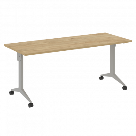 X-Pull Стол складной мобильный X.M-5.7 Тиквуд светлый/Серый металл 1780*720*753