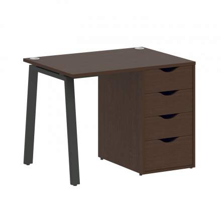 Home Office Стол письменный VR.SP-3-98.4.A Венге/Антрацит металл 980*720*750 Home Office Стол письменный VR.SP-3-98.4.A Венге/Антрацит металл 980*720*750