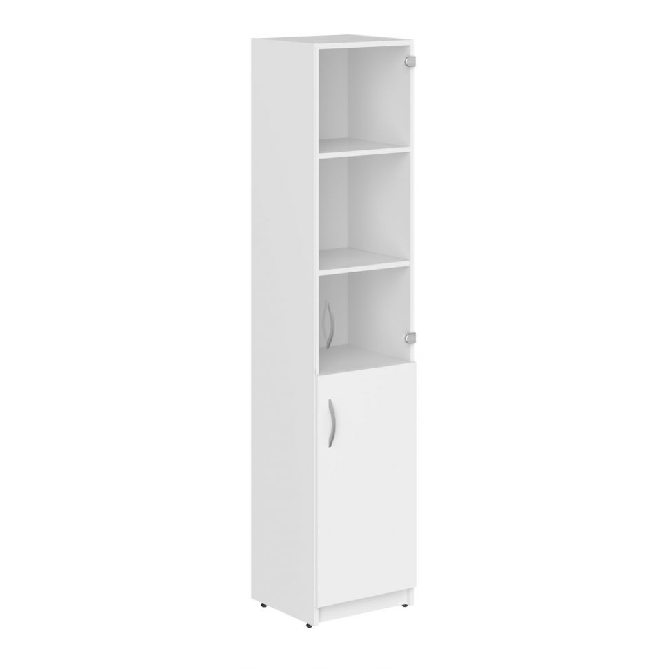 Skyland шкаф комбинированный simple белый