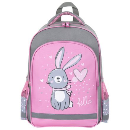 Рюкзак ПИФАГОР SCHOOL, 1 отделение, 3 кармана, "Adorable bunny", 38x28х14 см, 270654 Рюкзак ПИФАГОР SCHOOL, 1 отделение, 3 кармана, "Adorable bunny", 38x28х14 см, 270654