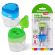 Точилки BRAUBERG KIDS "MAXI", 2 ШТУКИ, 2 отверстия, с большим контейнером, трехгранный корпус, цвета ассорти, блистер, 271947