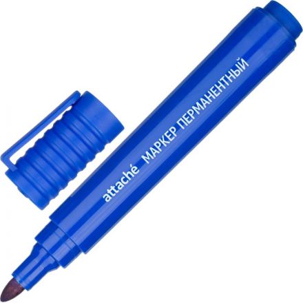 Набор маркеров перманентных Attache (син.,зел.,красн.,черн.)корпус в ассорт Набор маркеров перманентных Attache (син.,зел.,красн.,черн.)корпус в ассорт