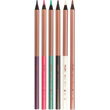 Карандаши цветные Milan Copper, 6 цв., 713206 Карандаши цветные Milan Copper, 6 цв., 713206