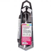 Готовальня Attache BF-BX3 3пр/наб,циркуль 122мм,сер+черн,пл.пенал,европодв Готовальня Attache BF-BX3 3пр/наб,циркуль 122мм,сер+черн,пл.пенал,европодв