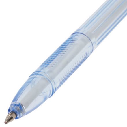 Ручка шариковая BRAUBERG "X-333" PASTEL, СИНЯЯ, корпус тонированованный ассорти, узел 0,7 мм, линия письма 0,35 мм, 142830