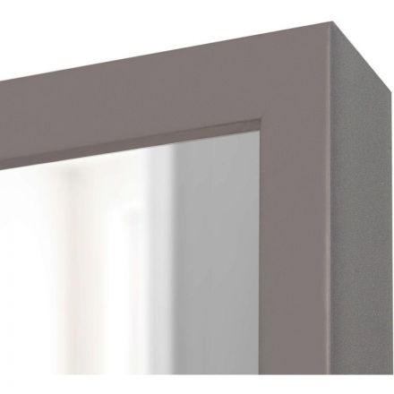 Зеркало МИР_Комус Мебель в раме  ПЛС 400/1200 (КС365007020) темно-серый