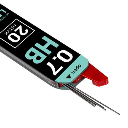 Грифели запасные 0,7 мм, HB, BRAUBERG, КОМПЛЕКТ 20 шт., "Black Jack", 180451 Грифели запасные 0,7 мм, HB, BRAUBERG, КОМПЛЕКТ 20 шт., "Black Jack", 180451