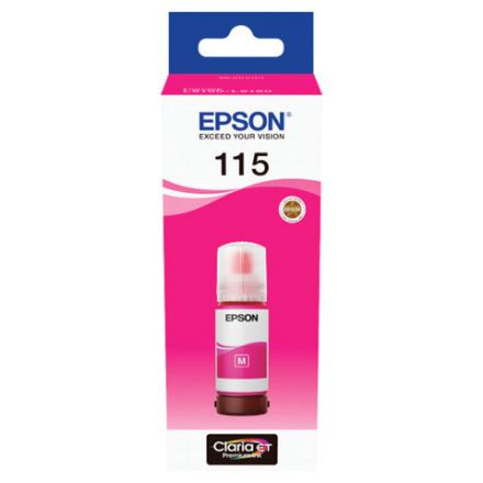 Чернила EPSON 115 (C13T07D34A) для СНПЧ L8160/L8180, пурпурные, объем 70 мл, ОРИГИНАЛЬНЫЕ Чернила EPSON 115 (C13T07D34A) для СНПЧ L8160/L8180, пурпурные, объем 70 мл, ОРИГИНАЛЬНЫЕ