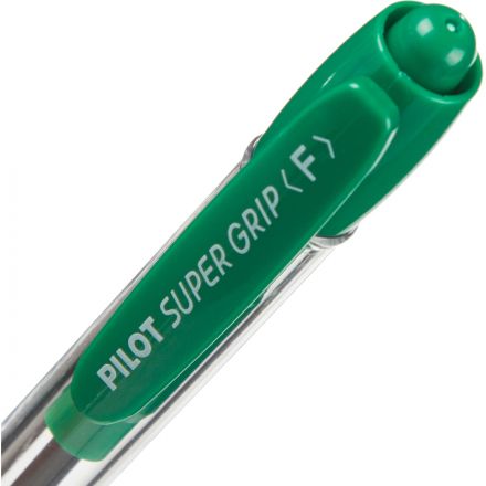 Ручка шариковая автомат. BPGP-10R-F G SUPER GRIP зеленого цвета Ручка шариковая автомат. BPGP-10R-F G SUPER GRIP зеленого цвета
