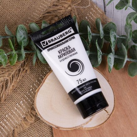 Краска акриловая художественная BRAUBERG ART CLASSIC, туба 75мл, БЕЛИЛА ТИТАНОВЫЕ, 191073 Краска акриловая художественная BRAUBERG ART CLASSIC, туба 75мл, БЕЛИЛА ТИТАНОВЫЕ, 191073