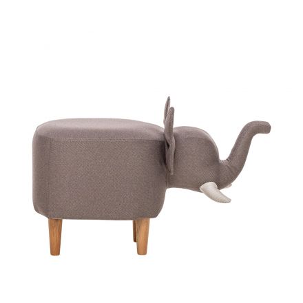 Пуф Leset Slon COMBI Milos 16, компаньон Milos 02, Ткань Рогожка