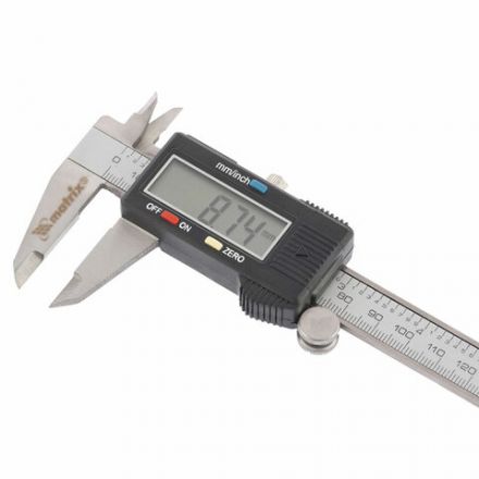 Штангенциркуль электронный, 150 мм, MATRIX, пластиковый кейс, 31611 Штангенциркуль электронный, 150 мм, MATRIX, пластиковый кейс, 31611