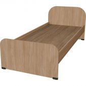 Кровать бытовая WELL 1900х800х450мм Дуб Урбан Янтарный К006PW Кровать бытовая WELL 1900х800х450мм Дуб Урбан Янтарный К006PW