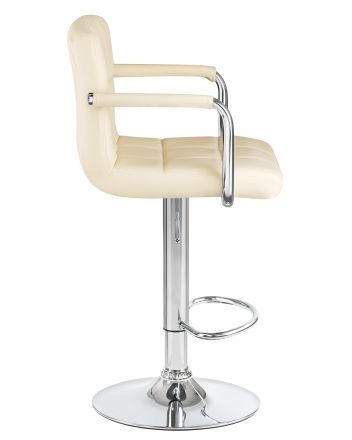 Стул барный DOBRIN KRUGER ARM, кремовый Стул барный DOBRIN KRUGER ARM, кремовый